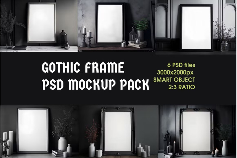 gothic-frame-2-3-psd-mockup-pack