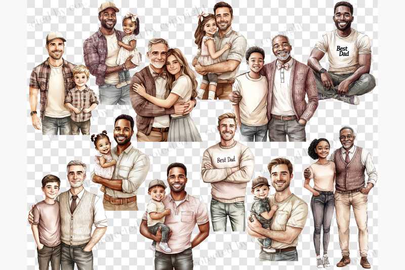 fathers-day-clipart-png-bundle-dad-and-baby-clip-art
