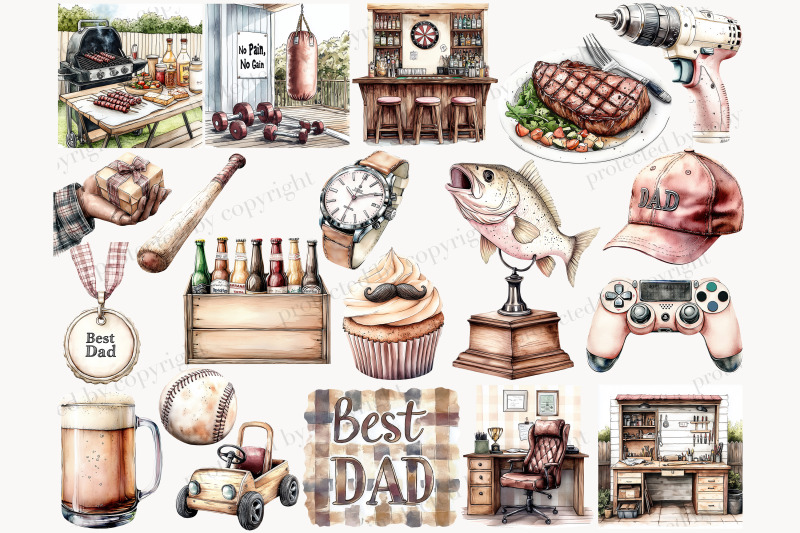 fathers-day-clipart-png-bundle-dad-and-baby-clip-art