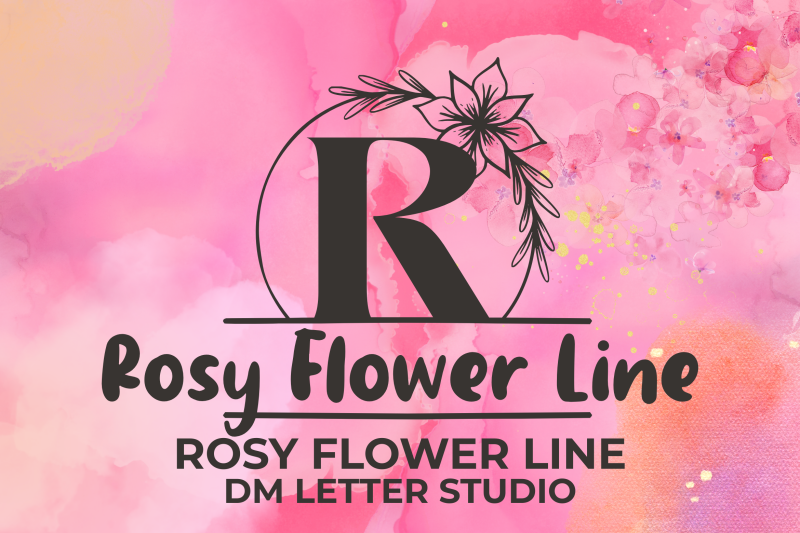 rosy-flower-line-monogram