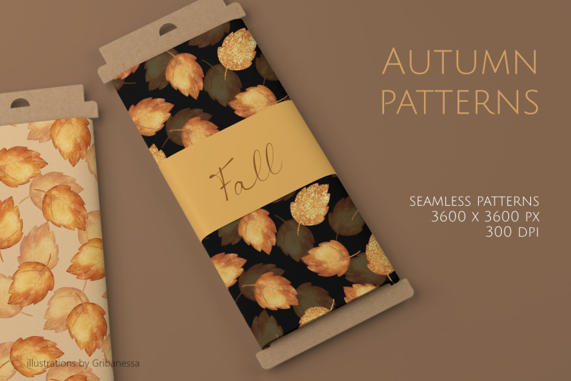 autumn-leaves-seamless-patterns