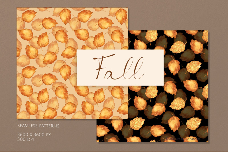 autumn-leaves-seamless-patterns