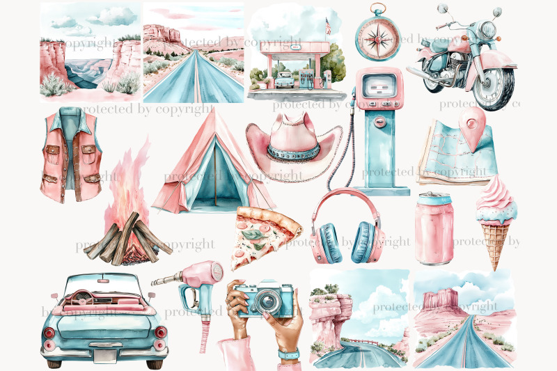 road-trip-clipart-vacation-png-bundle-grand-canyon