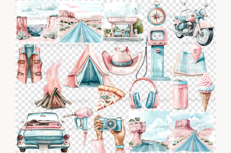 road-trip-clipart-vacation-png-bundle-grand-canyon