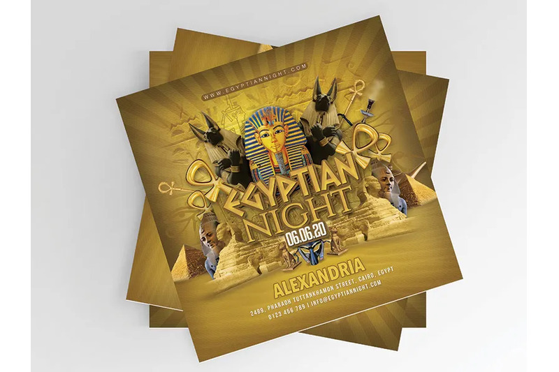 egyptian-night-party-flyer
