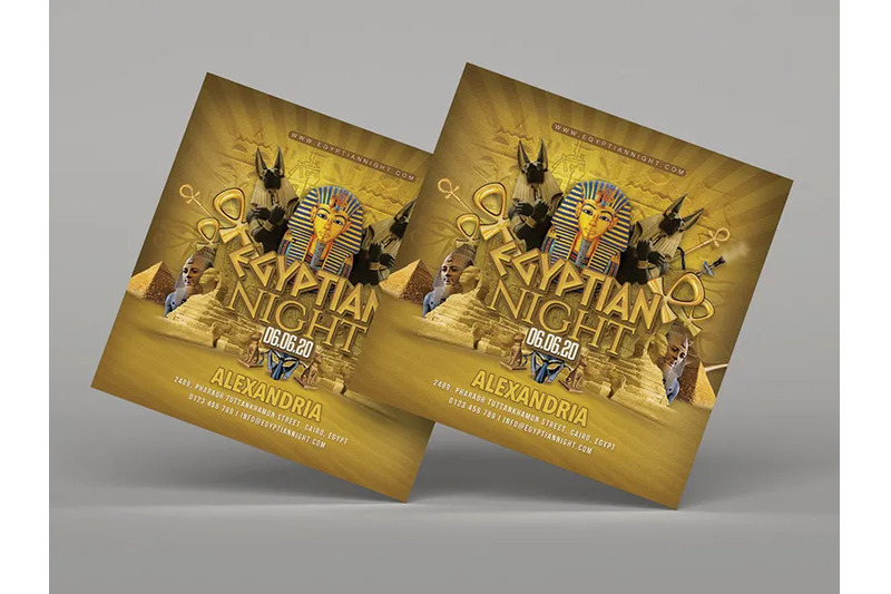 egyptian-night-party-flyer
