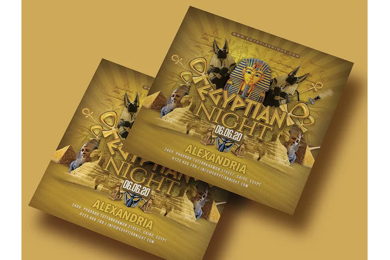 egyptian-night-party-flyer