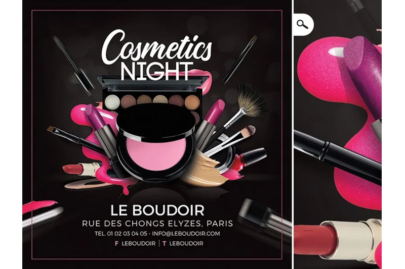 cosmetic-night-shop-presentation-flyer