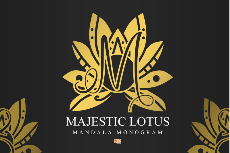 majestic-lotus-mandala-monogram