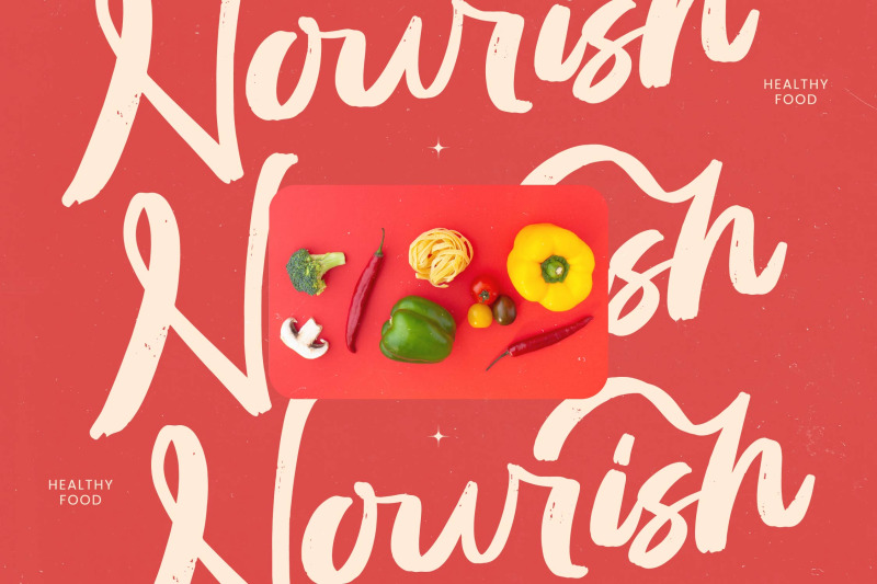 huntail-peach-bold-brush-font