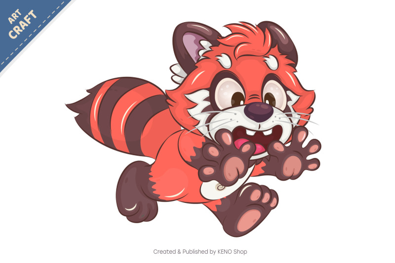 scared-red-panda-t-shirt-png-svg