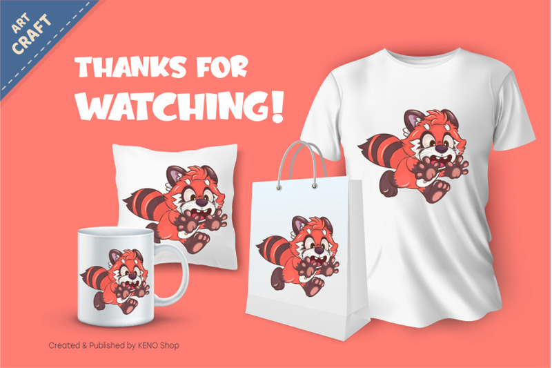 scared-red-panda-t-shirt-png-svg