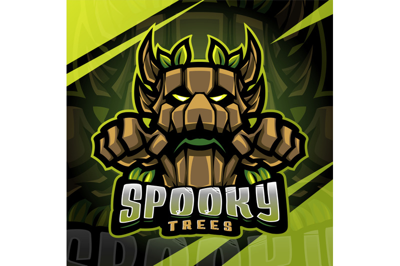 spooky-trees-esport-mascot-logo-design