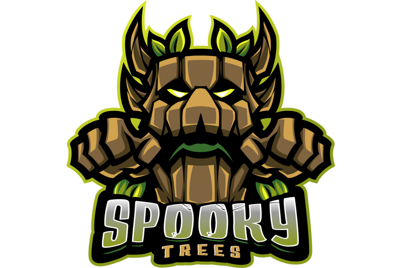 spooky-trees-esport-mascot-logo-design