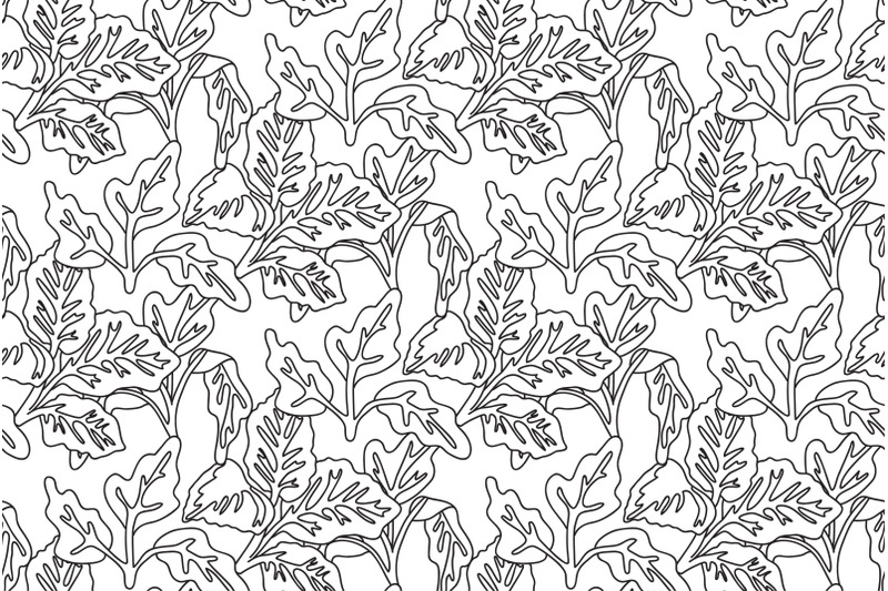 line-art-floral-seamless-pattern-with-tropical-leaves-vector-illustrat