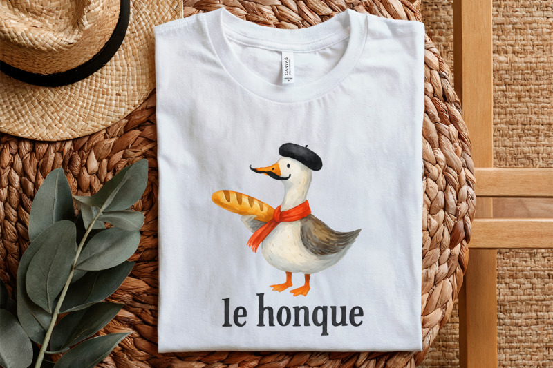 le-honque-french-goose-png-funny-goose-png-cute-bird-clipart-french