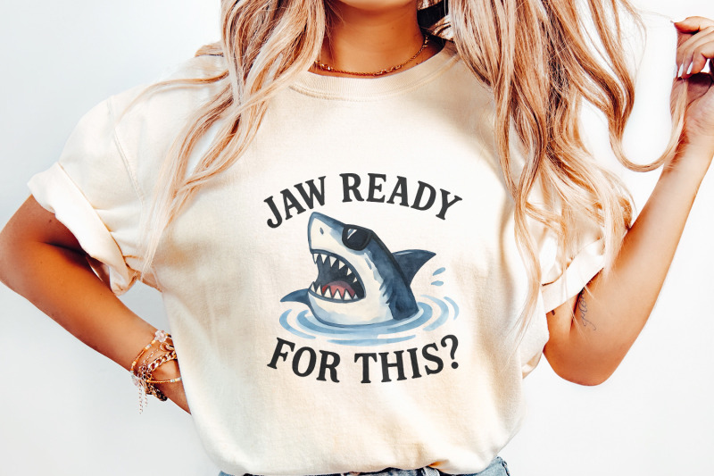 funny-shark-art-print-quirky-graphic-tee-png-marine-life-lover-decor