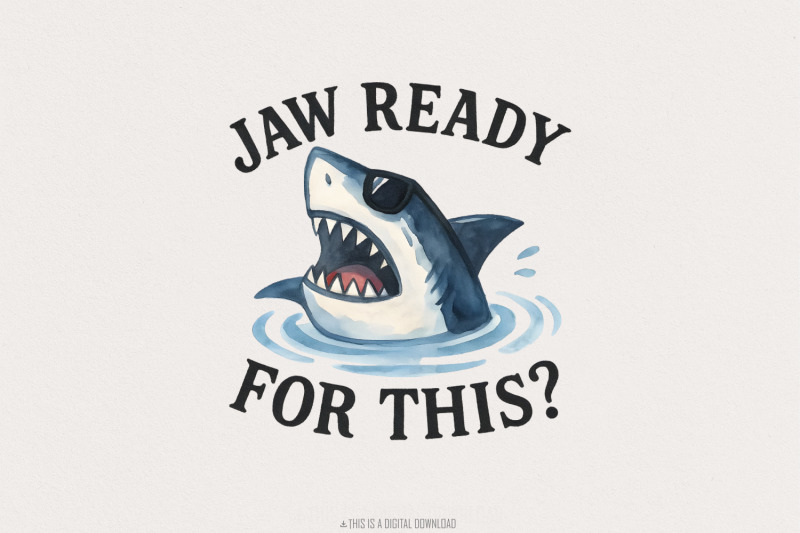 funny-shark-art-print-quirky-graphic-tee-png-marine-life-lover-decor