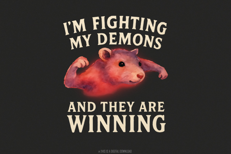 i-039-m-fighting-my-demons-and-they-are-winning-png-funny-raccoon-shirt