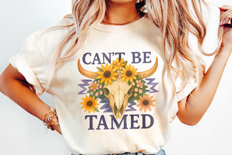 can-039-t-be-tamed-bull-skull-png-western-cowgirl-png-boho-floral-png-c