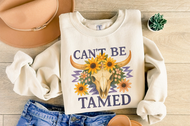 can-039-t-be-tamed-bull-skull-png-western-cowgirl-png-boho-floral-png-c