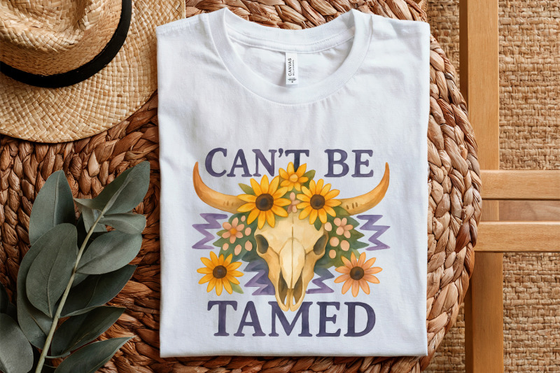 can-039-t-be-tamed-bull-skull-png-western-cowgirl-png-boho-floral-png-c