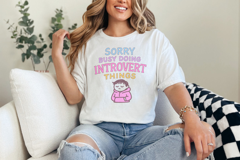 funny-introvert-png-design-sticker-png-mental-health-png-trendy-png