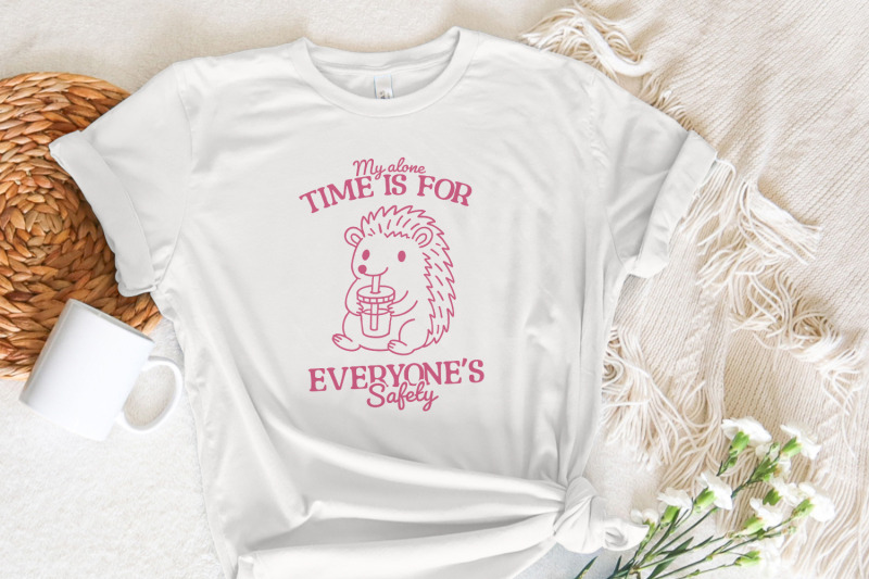 my-alone-time-is-for-everyone-039-s-safety-trendy-png-cute-hedgehog-amp-sa