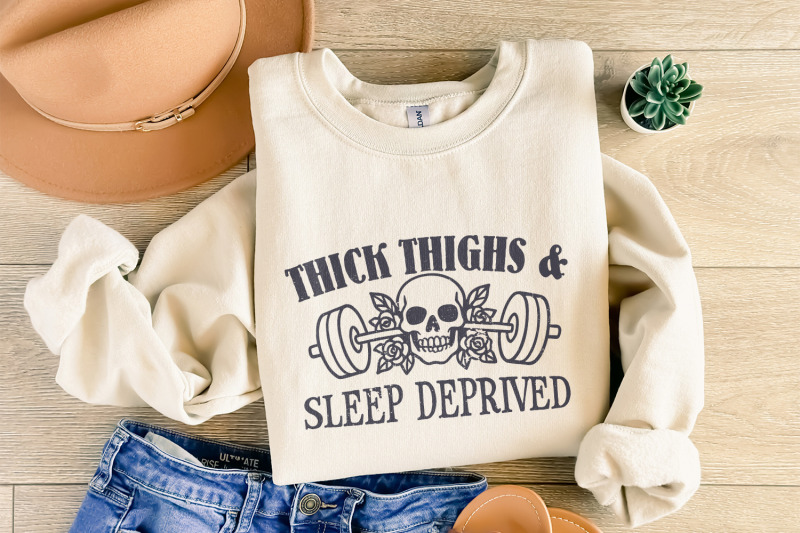thick-thighs-sleep-deprived-png-design-funny-workout-muscle-mommy-shi