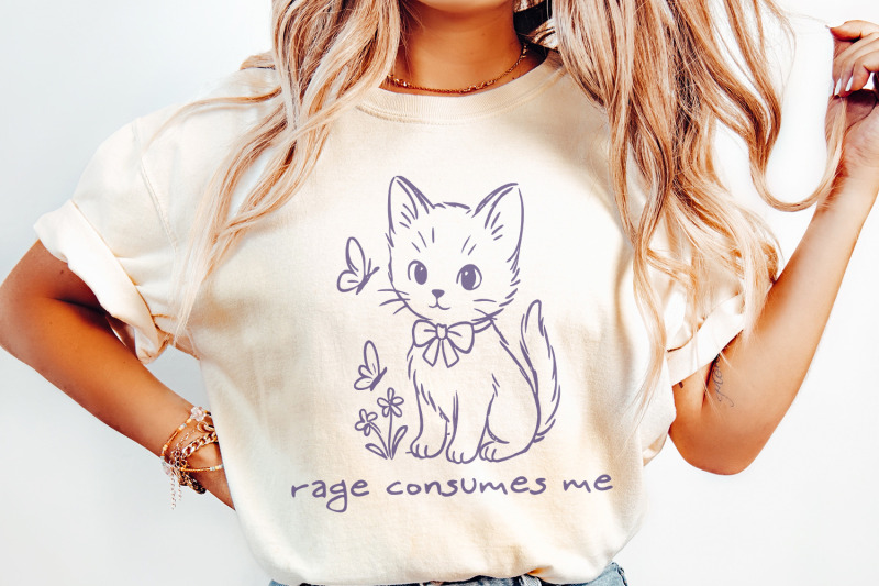 rage-consumes-me-funny-cat-art-vintage-animal-quote-cute-cat-png-r