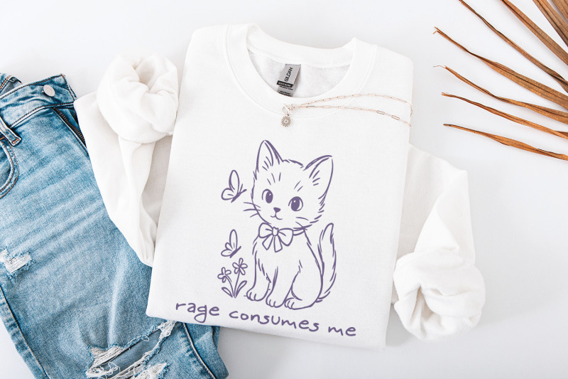 rage-consumes-me-funny-cat-art-vintage-animal-quote-cute-cat-png-r