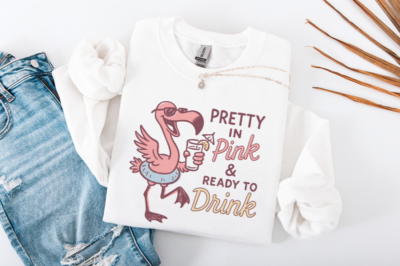 pretty-in-pink-and-ready-to-drink-png-flamingo-pool-day-shirt-graphi