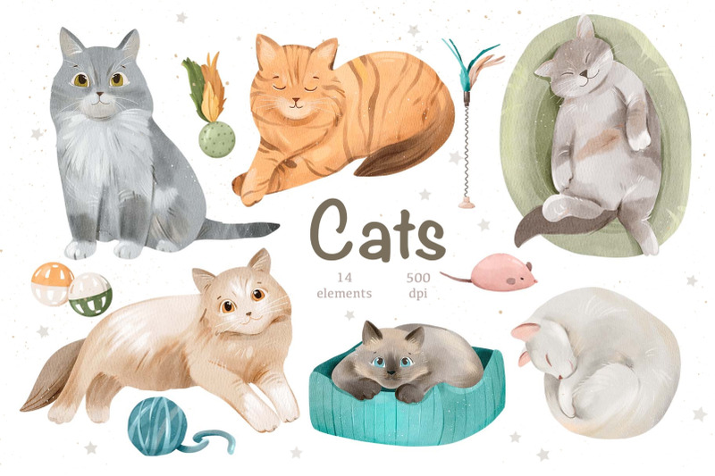 watercolor-animals-bundle-8-in-1