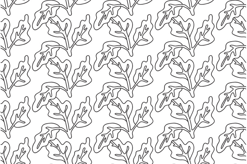 line-art-floral-seamless-pattern-with-tropical-leaves-vector-illustrat