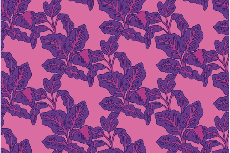 botanical-floral-seamless-pattern-with-leaves-vector-illustration