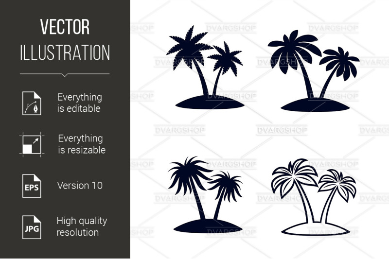 tropical-palm-trees
