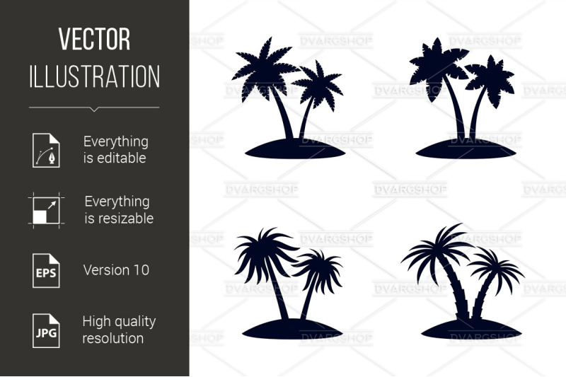 tropical-palm-trees