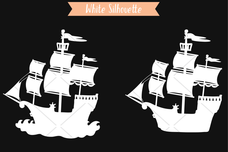 sail-boat-at-sea-hand-drawn-pirate-ship-old-ship