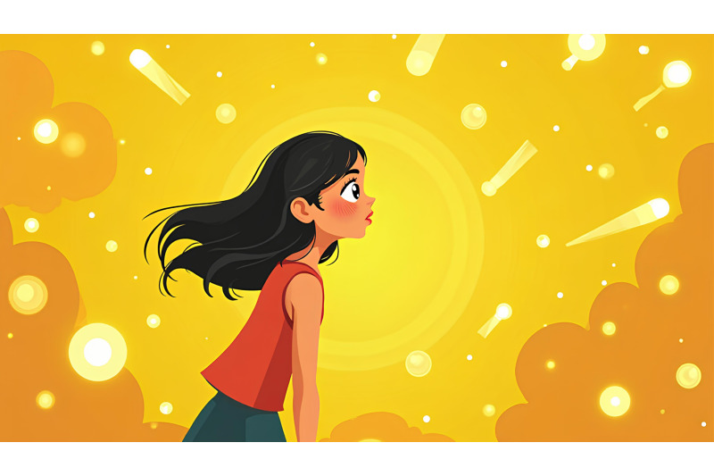 a-cubist-vision-of-a-girl-among-floating-lights
