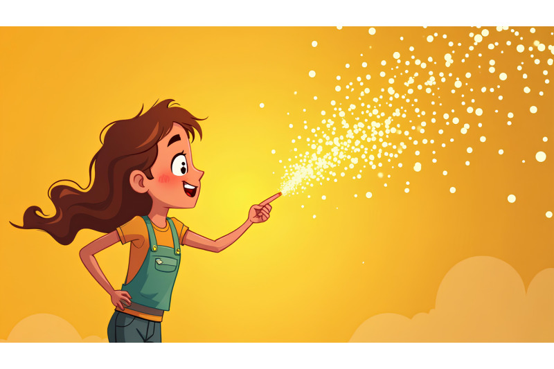 a-firework-effect-girl-sending-sparkles-into-space