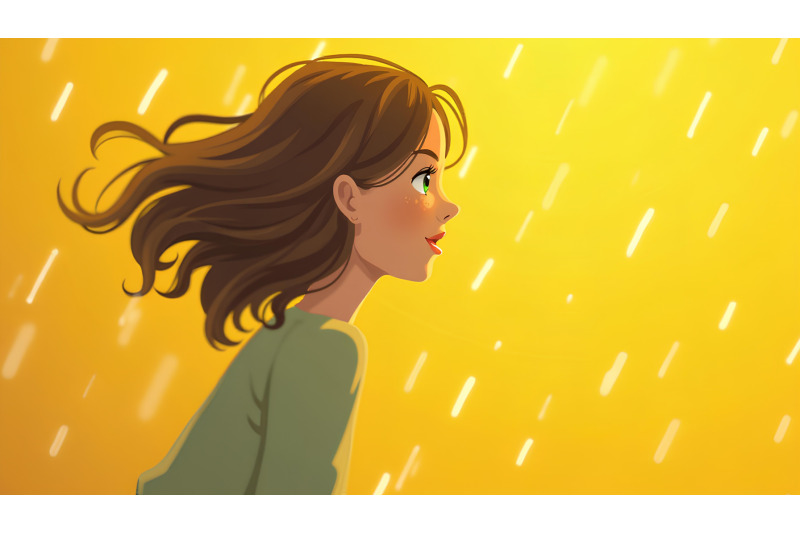 a-motion-blur-effect-of-a-girl-in-light-rain