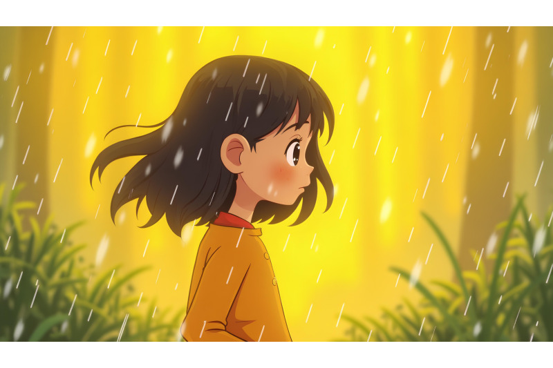 a-motion-blur-effect-of-a-girl-in-light-rain