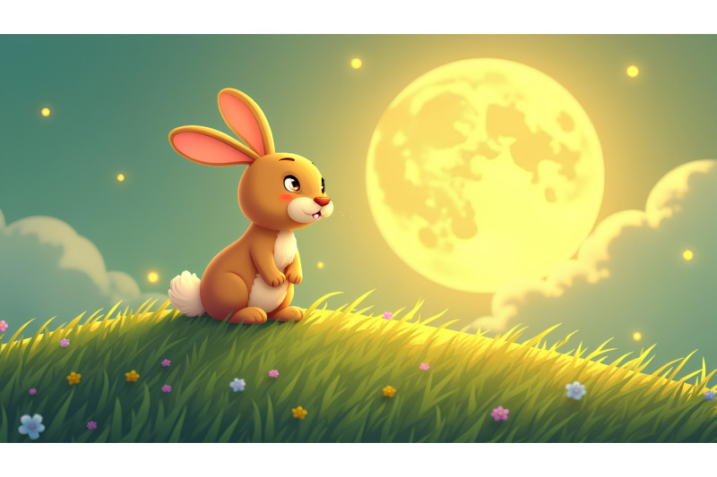 bunny-on-a-moonlit-grassy-hill-realism