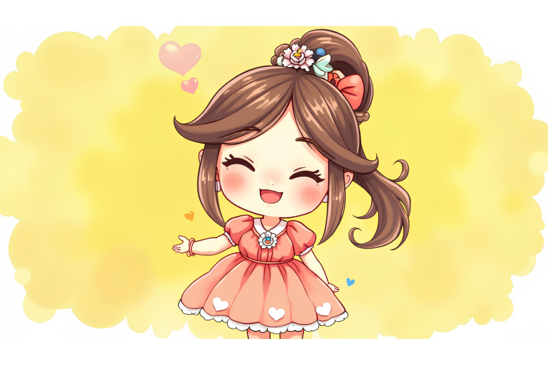 chibi-princess-smiling-joyfully-watercolor