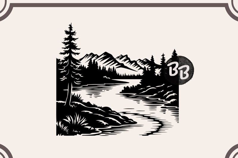 river-scene-svg-bundle-lake-forest-clipart-river-landscape