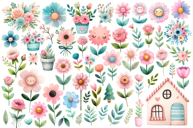 cute-baby-watercolor-clipart-bundle-png