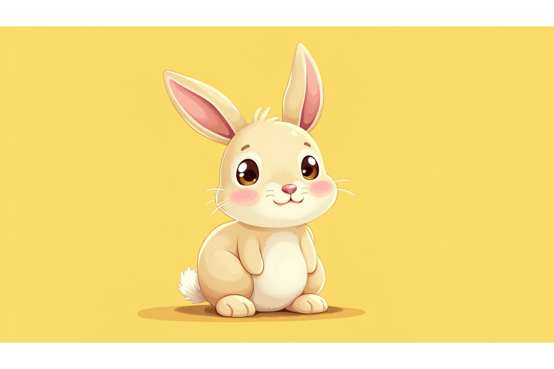 cute-rabbit-with-twinkling-eyes-ink