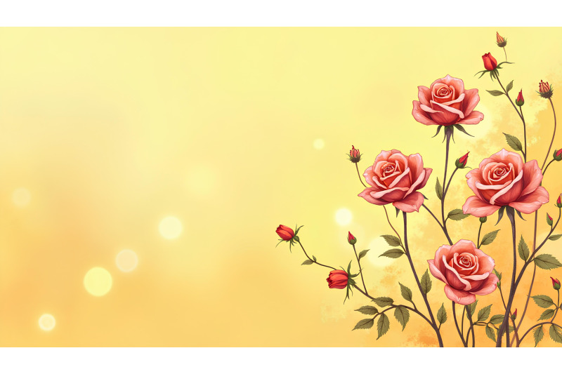 delicate-ink-strokes-roses-swaying-in-air
