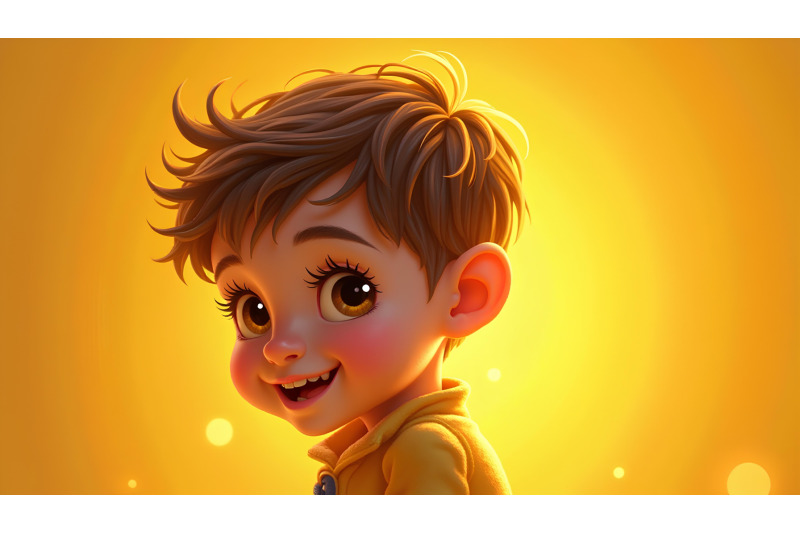 digital-art-glowing-fantasy-toddler-portrait