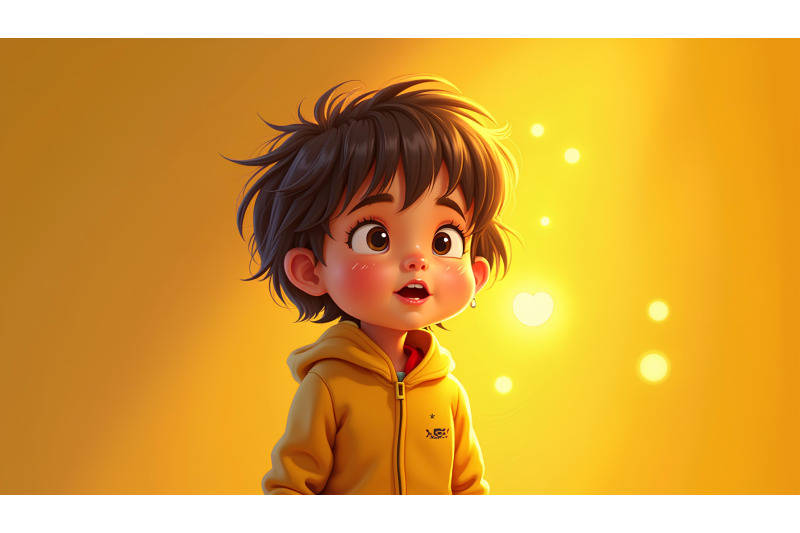 digital-art-glowing-fantasy-toddler-portrait